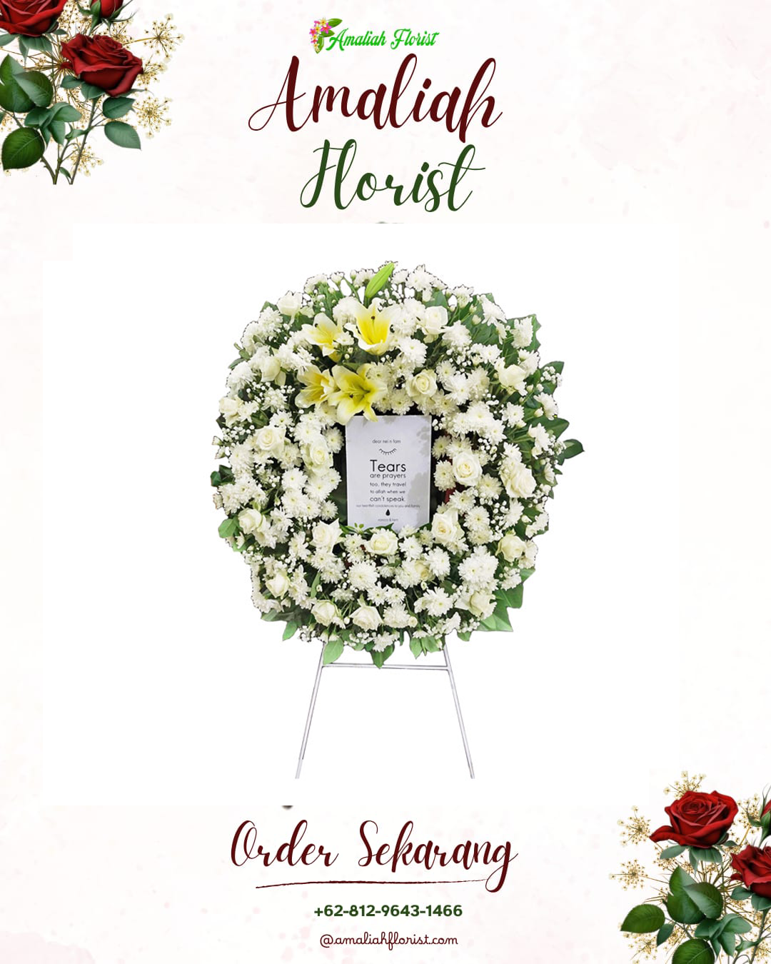 Krans Bunga Duka Klungkung