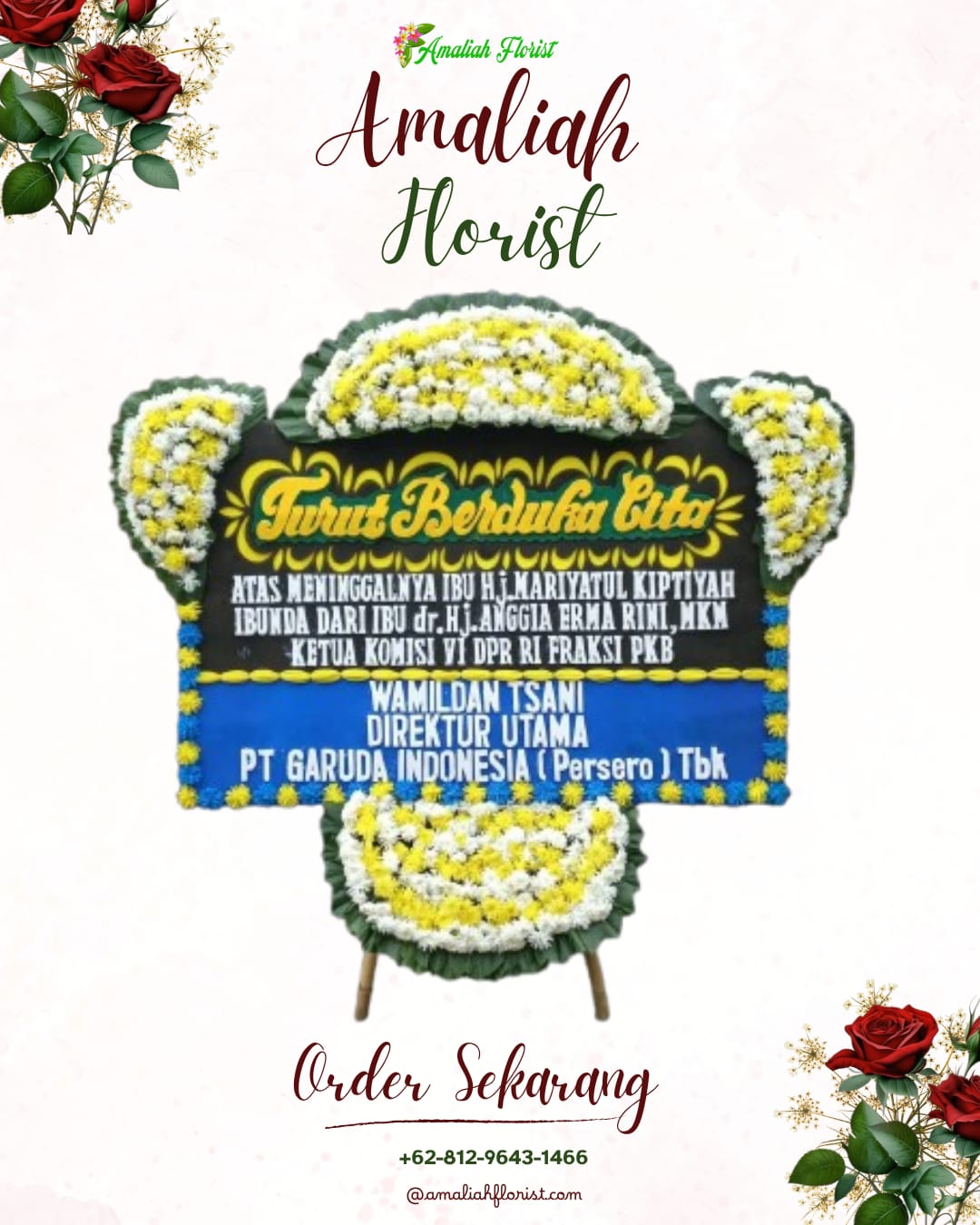 Papan Bunga Duka Klungkung